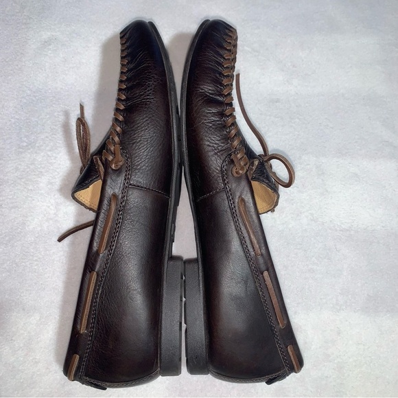 UGG Brown Hendricks Grizzly Mens Size 12 Slip On Driving Loafer Moccasin - Picture 7 of 11